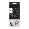 Gembird jack splitter 3,5 mm 4-pólový na 2x3,5 mm F/M