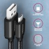 AXAGON BUMM-AM20AB, HQ kábel microUSB <-> USB-A, 2 m