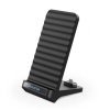 Aligátor stojan s bezdrôtovým nabíjaním 15W a USB-C konektorom, 2v1, čierny CHQ001