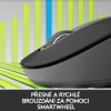 Logitech Wireless M650 L pre ľavákov, grafitová