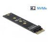 delock adapter pci express x1 na m 2 key m ien395155
