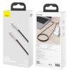 Baseus Cafule Series USB-C samec na USB-C samec nabíjací/dátový kábel s kovovými koncovkami 100W 1m, čierny
