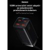 Baseus GaN3 Pro stolný rýchlonabíjací adaptér 2x USB-A, 2x USB-C 100W čierny