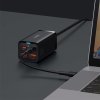 Baseus GaN3 Pro stolný rýchlonabíjací adaptér 2x USB-A, 2x USB-C 100W čierny