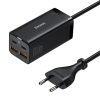 Baseus GaN3 Pro stolný rýchlonabíjací adaptér 2x USB-A, 2x USB-C 100W čierny