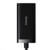 Baseus GaN3 Pro stolný rýchlonabíjací adaptér 2x USB-A, 2x USB-C 100W čierny