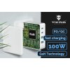 Nabíjačka Viking USB GaN 100 W, podpora PD3.0 a QC4, biela
