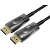 PremiumCord Optický pripojovací kábel DisplayPort 1.4 M/M, pozlátený konektor 20 m
