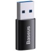 Baseus Ingenuity mini OTG adaptér USB-A 3,1A samec na USB-C samica, čierny