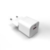 Mini sieťová nabíjačka FIXED s výstupom USB-C a USB, podpora PD a QC 3.0, 20 W, biela