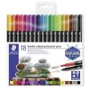 STAEDTLER Permanentné popisovače "Twin-tip", 18 farieb, 0,4/2,0 mm, obojstranné 3187 TB18