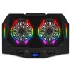Connect IT NEO RGB chladiaca podložka pod notebook, čierna