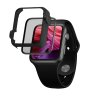 Ochranné tvrdené sklo FIXED 3D Full-Cover pre Apple Watch 40 mm s aplikátorom, s lepidlom na celý displej, čierne