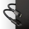 Baseus Tungsten Gold Rýchlonabíjací / dátový kábel USB-C na Lightning PD 20W 2 m, čierny