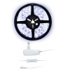 Solight LED svetelný pás s testerom, 5 m, sada s adaptérom 12V, 4,8 W/m, IP20, studená biela