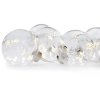 Solight sada LED vianočných gúľ s hviezdami, veľkosť 6cm, 6ks, 30LED, časovač, tester, 3xAA