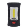 Solight LED pracovná lampa, 3W COB + 3 SMD LED, háčik + magnet, 3 x AAA
