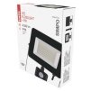 LED reflektor SIMPO s pohybovým čidlem, 50W, černý, neutrální bílá