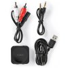 Bezdrôtový audio vysielač a prijímač NEDIS/ Bluetooth 4.2/ 3,5 mm výstup/ micro USB/ čierny