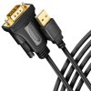 AXAGON ADS-1PQN, USB-A 2.0 na sériový RS-232 DB9-M FTDI adaptér / kábel 1,5 m