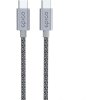 Epico opletený kábel USB-C na USB-C 1,2 m - vesmírne sivý