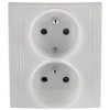 Retlux RSB A11F AMY Dvojitá zásuvka