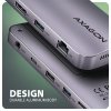 Rozbočovač AXAGON HMC-12GM2 USB-C 10Gbps GEN2COMBO 12v1