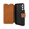 Kožené puzdro typu kniha FIXED ProFit pre Samsung Galaxy A34 5G, hnedé