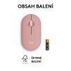 Logitech Wireless Pebble mouse 2, M350s, ružová