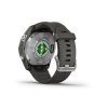 Garmin fenix7S Pro - solárna edícia, strieborný/čierny remienok