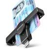 axagon cre smpc usb c pocketreader ctecka kontaktnich karet smart card eobcanka eid klient ien501294