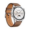 Huawei Watch GT4 46 mm hnedá koža