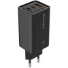 Nabíjačka ColorWay USB 1x USB-A, 2x USB-C/ 65W GaN3 Pro, čierna