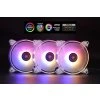 1stCOOL KIT AURA EVO CRYSTAL ARGB 3x CRYSTAL White fan + ARGB Nano controller