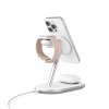 Nabíjací stojan Epico 3v1 MagSafe - nabíjanie pre iPhone 15W - biely