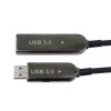 PremiumCord USB3.0 + 2.0 predlžovací optický AOC kábel A/Male - A/Female 15 m