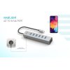 i-tec USB-C nabíjací kovový HUB so 7 portami