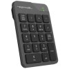 A4tech FSTYLER bezdrôtová numerická klávesnica, USB nano, sivá