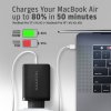 AXAGON ACU-DPQ100, sieťová nabíjačka GaN 100 W, 3x port (USB-A + dvojitý USB-C), PD3.0/PPS/QC4+/Apple