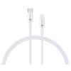 Nabíjací adaptér CONNECT IT DUPLEX 1xLightning + 1×USB-C, 20W, kábel 27W, BIELY