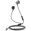 Drôtové slúchadlá ColorWay + mikrofón/ CW-WD01BK/ čierna