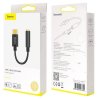 Audio adaptér Baseus USB-C na Jack 3,5 mm čierny