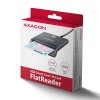 AXAGON CRE-SM3T, USB-A FlatReader kontaktná čítačka kariet Smart card (eObčanka), kábel 1,3 m