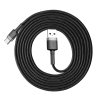 Kábel Baseus Cafule USB-C 2A 2 m (sivo-čierny)