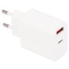 Napájací adaptér PATONA pre tablet/smartfón/ 5V/3.0A/ 18W/ USB/USB-C konektor/ biely/ Dodávka energie