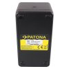 PATONA Rýchla nabíjačka Sony NP-F970/NP-F960/NP-F550/NP-FM50 1,5A