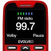 EVOLVEO EasyPhone XR červený