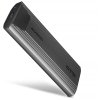 AXAGON EEM2-GTS2, USB-C 10Gb/s - M.2 NVMe a SATA SSD kovový THIN box, bez skrutiek