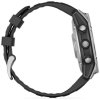 Garmin fenix® E – 47 mm, AMOLED, nerezová ocel, černý silikonový řemínek