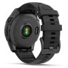 Garmin fenix® E – 47 mm, AMOLED, Slate Grey ocel, černý silikonový řemínek
